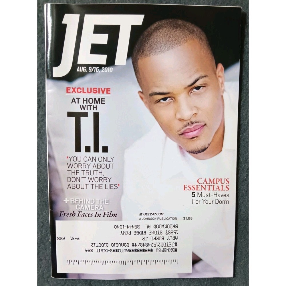 Jet Magazine August 9/16, 2010 - T.I.